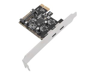 Tangxi Adaptateur PCIe vers Type C, Carte D'extension USB 3.2 Gen1 2