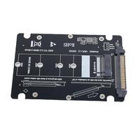 Tangxi Adaptateur SSD M.2 vers U.2, Adaptateur Convertisseur M. Key NVMe vers U. SFF 8639 M2 SSD, Prise en Charge PCIE4.0 X4 Gen4 pour 2230 2242 2260 2280