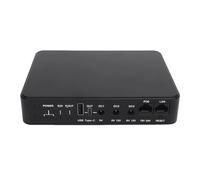 Tangxi Alimentation sans Interruption, Batterie de Secours Mini UPS Fiable pour Plusieurs Appareils, y Compris Caméra et Routeur, 6 Ports, 10 400 MAh, en Matériau ABS