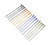 Tangxi Antennes de Simulation RC Légères, 16 Pièces, pour Décor de Voiture sur Chenilles 1/8 1/10 RC, Noir, Vert, Orange, Bleu, pour Les Passionnés