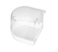 Tangxi Baignoire pour Oiseaux Détachable, Gain de Place pour Cages | Vue transparente, Nourrir et se baigner, Facile à retirer pour le nettoyage, Idéal pour diverses cages, Petites