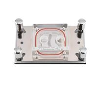 Tangxi Bloc de Refroidissement par Eau pour Ordinateur CPU, cuivre Rouge + PMMA Waterblock AMD-PM3D avec microcanal pour CPU AM2/AM2 +/AM3/AM3 +/AM4/FM2 +
