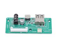 Tangxi Board de Port de Charge du Haut-parleur, Carte de Circuit imprimé Green USB Sound Jack avec Port de Charge Micro USB et Connexion Stable, pour le Haut-parleur GG Charge 3
