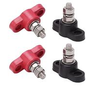 Tangxi Borniers de Batterie Polyvalents, Connecteur D'alimentation 12 V 24 V pour Camions, Camping-cars - 4 Borniers de Distribution de Batterie