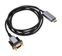 Tangxi Câble Adaptateur HDMI vers VGA 6,56 Pieds, Cordon Unidirectionnel Mâle vers Mâle, Câble de Moniteur HDMI pour Ordinateur de Bureau, Ordinateur Portable, Projecteur HDTV