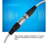 Tangxi Câble de Microphone Flexible XLR Mâle à Femelle avec Conducteur en Aluminium plaqué Cuivre pour une Transmission de Signal Claire (10 m / 32,8 pieds)