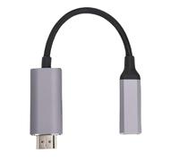 Tangxi Câble HD vers Mini DisplayPort, en Alliage D'aluminium, Unidirectionnel, Actif, 1080p 60 Hz, avec Alimentation USB, pour PC, Ordinateur Portable, Consoles de Jeux et MacOS Pro.
