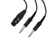 Tangxi Câble Répartiteur XLR, MiDI 5 Broches Femelle XLR vers Double Câble Stéréo 3,5 Mm, Câble équilibré XLR 5 Broches pour Casques PJ-068 PJ-055 Instrument, Plug and Play,