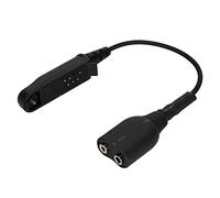 Tangxi Câble Talkie-walkie à 2 Broches, câble de Type K à 2 Broches Compatible avec Le Port pour Casque Baofeng BF-9700 A-58 UV-XR UV-5S GT-3WP UV-9R Plus, Interface K