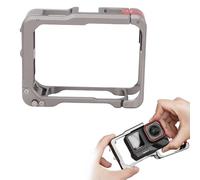 Tangxi Cage de Caméra pour Insta Ace Pro 2, Support Horizontal et Vertical, Boîtier de Protection en Aluminium, Cadre de Montage pour Caméra d'action avec Griffe Froide pour Microphone