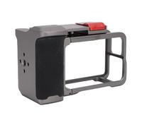 Tangxi Cage Métallique en Alliage D'aluminium, Cage Adaptée pour Caméra d'action Action 5 4 3 Pro, Boîtier de Caméra Antidérapant, Boîtier de Montage avec Poignée, pour Vlog