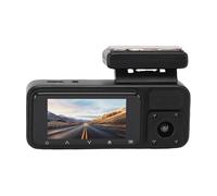 Tangxi Caméra de Tableau de Bord à 3 Canaux, DVR de Voiture Intérieure Arrière Avant 1080p avec Un Grand Angle de 170 Degrés et Un écran de 2,0 Pouces, pour Une sécurité Améliorée et