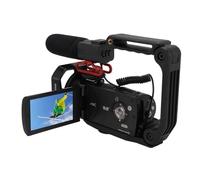 Tangxi Caméscope Caméra Vidéo 4K, écran Tactile IPS 3,5 Pouces, Zoom 30x, Enregistreur Vidéo Anti-secousse, Microphone Externe, Pare-Soleil, pour Microfilm, Voyage en Plein Air,