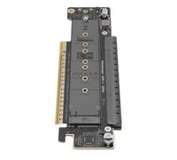 Tangxi Carte Adaptateur PCIe vers M.2, Prend en Charge PCIe 5.0 4.0 3.0 avec Conception de Bifurcation pour SSD M.2 NVMe U., Compatible avec Les Tailles de Disque 2230 2242 2260 2280