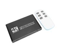 Tangxi Carte D'acquisition Vidéo 4K HD avec Interface Multimédia, 60 Hz, USB 3.0, 1080p, 240 FPS, Idéale pour Le Streaming Vidéo et Les Jeux. Compatible avec Télécommande et Entrée