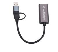 Tangxi Carte de Capture Vidéo HDMI 4K, Interface USB Type C à Double Sortie, Enregistreur HD Plug and Play à Latence Ultra Faible pour Le Streaming en Direct, L'enregistrement de Jeux,