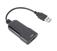 Tangxi Carte D'enregistrement Vidéo Adaptateur vers USB 1080P Pratique pour, Connexion Directe à L'ordinateur avec Câble USB, adapté aux Utilisateurs de 10, Le Forfait Comprend : 1 X Carte