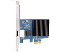 Tangxi Carte Réseau 10G, Adaptateur LAN Ethernet PCI Express avec Port RJ45 Unique, Vitesses 10 Gbps 5 Gbps 2,5 1 100 Mbps, pour 11 10 Server 2022 2019 Linux