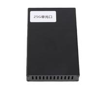 Tangxi Carte Réseau Portable 25G, USB4 SFP Interface Optique à Haute Vitesse de 25 Gbit/S, avec Shell en Alliage en Aluminium, pour Les Systèmes OS X (Double Port)