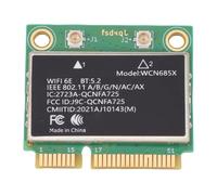 Tangxi Carte sans Fil WiFi 6E, Adaptateur Réseau Bluetooth 5.2 PCIe avec Technologie MU, pour 10 11 Ordinateurs Portables Tri Bande 2.4G 5G 6G