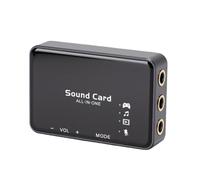 Tangxi Carte Son Surround USB 7.1, DAC 192 KHz 32 Bits USB A | Taux de Décodage 192 KHz 32 Bits, compatibilité avec les écouteurs 3,5 Mm et les Appareils USB A, Son Surround Virtuel 7.1