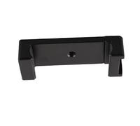 Tangxi Cerceau/Support Portable à Partir Largeur Réglable d'un Téléphone Mobile avec 1/4 de Capuchons à Vis, équipé éponge, Sufful pour 6 à 8,5 Cm Black 1 X Pince