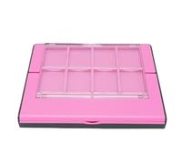 Tangxi Chargeur de Contrôleur de Jeu 4 en 1, Quai de Chargement USB de Type C avec Indicateurs LED et 8 Emplacements de Carte, pour Les Contrôleurs OLED (Noir Rose)
