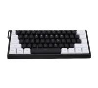 Tangxi Clavier de Jeu Mécanique Filaire à 60%, Prend en Charge Plusieurs Systèmes d'exploitation. Le Clavier rétroéclairé RVB Offre des Caractères Clairs et Lumineux, Facile à (Noir et Blanc)