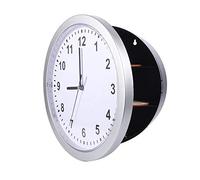 Tangxi Coffre à Horloge Murale à Compartiment caché, Horloge Murale Multifonction avec Compartiment Secret, Coffre-Fort à Horloge Murale secrète Contenant des Objets de Valeur, Stockage sécurisé