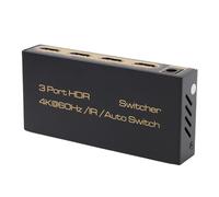 Tangxi Commutateur HDMI 3 en 1 Sortie 4K 60Hz avec Télécommande IR, Prend en Charge HDCP 2.2 3D 2160P 1080P, pour TV Stick