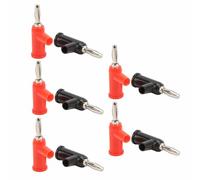 Tangxi Connecteurs Banane à Vis Ouverte, Polyvalents pour Systèmes Audio et Amplificateurs, 20 Pièces