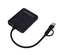 Tangxi Convertisseur VHS vers Numérique, Carte de Capture Vidéo USB AV Numérique Analogique vers HD 1080P 720P avec Double Entrée USB A et C, pour Magnétoscope, Lecteur DVD, Caméscope