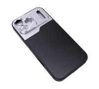 Tangxi Coque pour Téléphone 17 Pro, Résistante aux Chocs et aux Rayures avec Interface Filetée de 17 Mm pour Objectifs Macro, Coque de Protection en Alliage D'aluminium PC TPU pour iOS