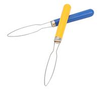 Tangxi Crochet à Bouton, Multicolore, Poignée Antidérapante, Outil de Crochet à Bouton Portable et Léger pour la Couture, la Couture, 2 pour la Maison et les Voyages