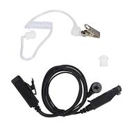 Tangxi Écouteur écouteur à Conduction aérienne, écouteur Talkie-walkie, écouteur Intra-auriculaire à Tube Acoustique Universel à 2 Broches avec Bouton PPT et Micro, idéal pour Baofeng UV-9R