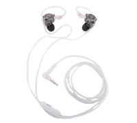 Tangxi Écouteurs Câblés dans des écouteurs d'oreille, 3,5 Mm Détachables à 2 Broches HiFi Bass Bass Bass Annuled-toeuds avec Micro, pour Le Jeu PC Mobile