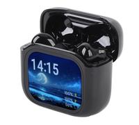 Tangxi Écouteurs de Traduction AI en Temps Réel, Traducteur D'accents de 140 Langues avec étui de Chargement pour écran Tactile Couleur, Bluetooth 5.4 ANC, Suppression du Bruit, pour (Black)