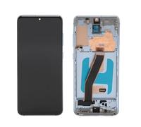 Tangxi Écran de Remplacement pour S20 4G, écran Numériseur de 6,2 Pouces avec Outils de Réparation pour G980 (Blue)