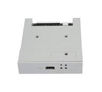Tangxi Émulateur USB SFR1M44-U100 3,5 Pouces 1.44MB USB Émulateur de Lecteur de Disquette FAT16 / 32 et FAT12 SSD + Vis CD, Plug and Play,Gris