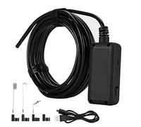 Tangxi Endoscope et Endoscope WiFi 5MP, caméra Serpent d'inspection HD, diamètre d'objectif de 5,5 mm/0,2 Pouces 6 pièces Caméra d'inspection vidéo à lumière LED pour Smartphones iOS/Android(2M)