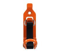 Tangxi Ensemble de 6 Supports de Pelle pour Galerie de Toit, Pinces en Caoutchouc et Métal Durable Orange pour le Stockage des Véhicules