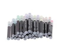 Tangxi Ensemble de Marqueurs de Peinture Acrylique avec 36 Couleurs Vives pour une Peinture Créative sur Diverses Surfaces pour les Amateurs D'artisanat