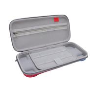Tangxi Étui de Transport pour Switch2nd, EVA Hard Shell Protective Retractive Sac avec 10 Poches de Carte de Jeu, Compatible avec Switch2nd 2025 Version et Accessoires (Bleu Rouge)