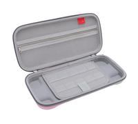 Tangxi Étui de Transport pour Switch2nd, EVA Hard Shell Protective Retractive Sac avec 10 Poches de Carte de Jeu, Compatible avec Switch2nd 2025 Version et Accessoires (Rose Vert)