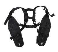 Tangxi Étui Universel pour Radio à bandoulière, Housse de Sauvetage avec Harnais Gilet Tactique Mains Libres et bandoulière réglable