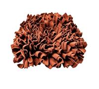 Tangxi Grand Tapas de Fouille pour Chiens 45x45cm (Brown) | Polaire lavable en machine, améliore la stimulation mentale, base antidérapante, conçue pour une alimentation lente