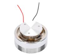 Tangxi Haut-Parleur à Résonance de 50 Mm, Haut-Parleur de Basse à Vibration Pleine Fréquence 25 W avec Son Surround à 360° pour Ordinateur, Téléphone, Lecteur CD MP3 MP4 (Silver)