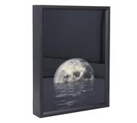 Tangxi Haut-Parleur Bluetooth 3 en 1, Haut-Parleur Bluetooth sans Fil Supermoon, Décoration Murale, Lumière de Lune LED, Idées de Lumière D'ambiance et pour Chambre à Coucher