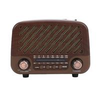 Tangxi Haut-Parleur Bluetooth Rétro Radio Vintage Portable avec Antennes Télescopiques Batterie Rechargeable pour Maison Voiture Voyage Camping