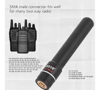 Tangxi HH-S518+ SMA Short Dual Band Antenna High Gain 144/430MHz for Two-Way Radio